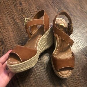 Sam Edelman circus wedges 6.5 brown
